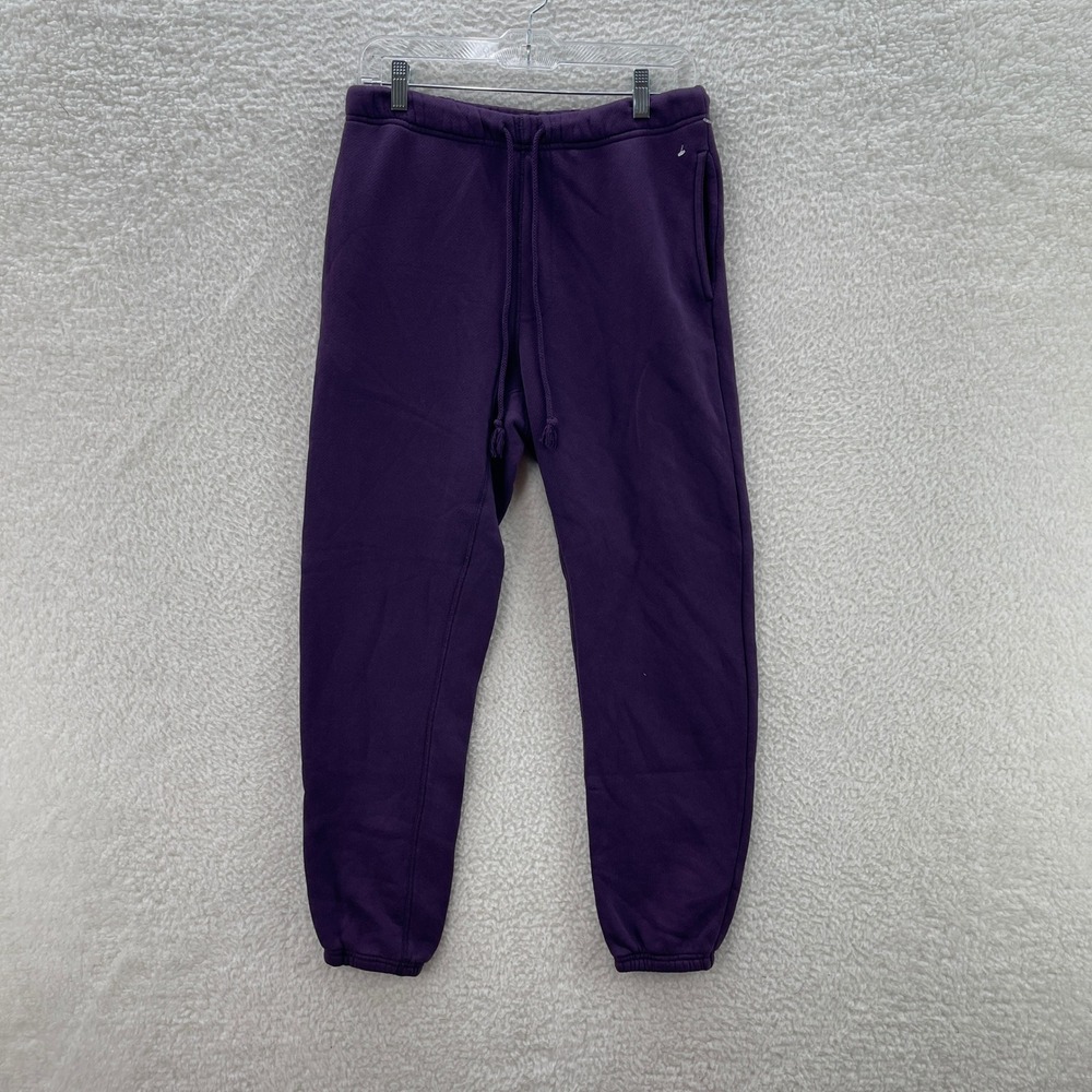 Elwood Sweatpants Mens Small Purple Terry Joggers Comfort Workout Gym Luxury